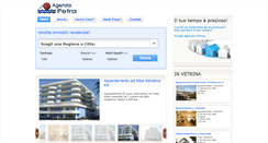 Desktop Screenshot of immobiliare.agenziapetra.it
